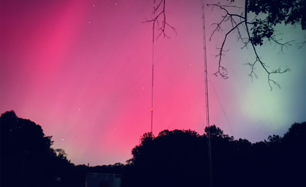 You’re never really prepared for the Northern Lights to come to Towson, Maryland USA